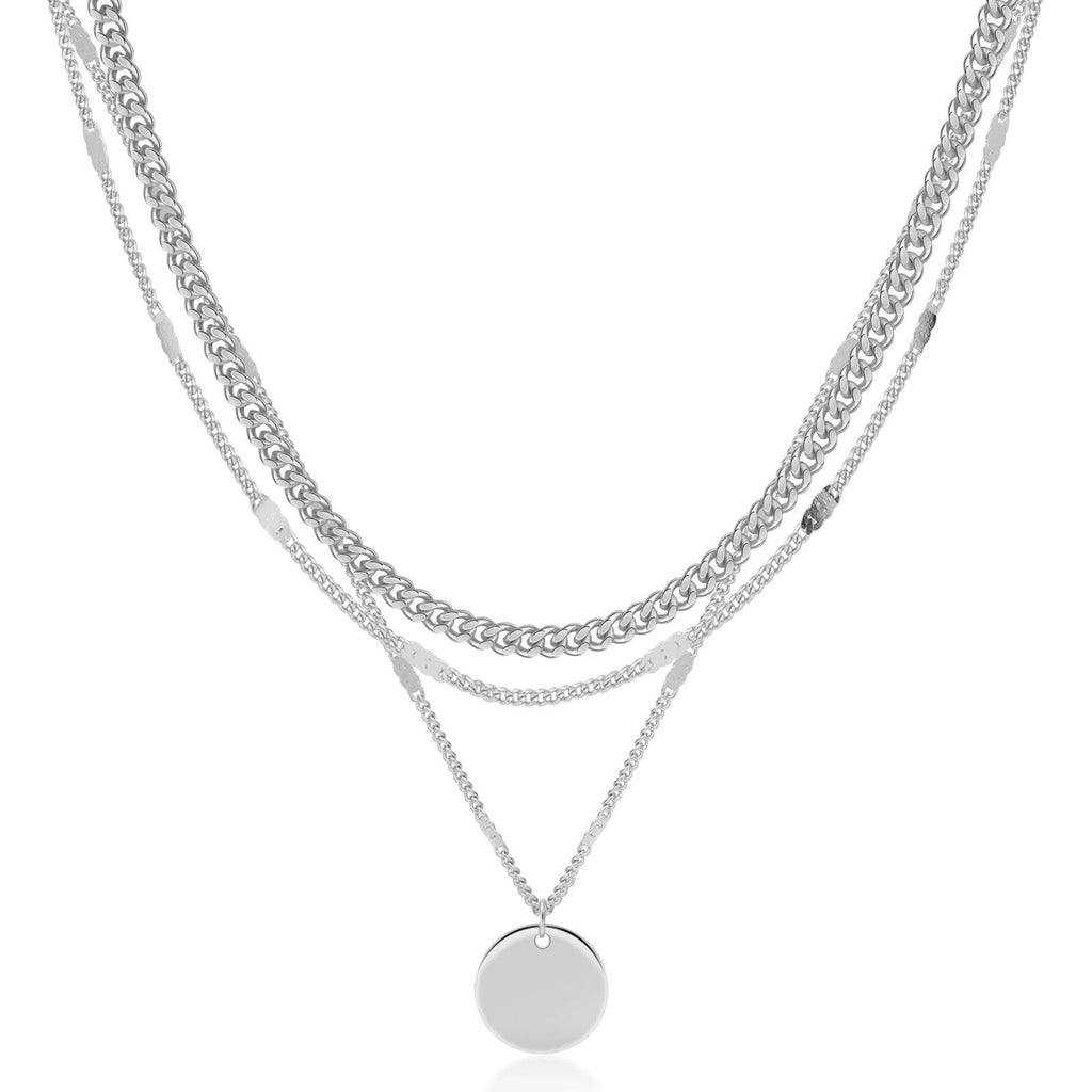 Gosfry Layered Pendant Necklaces