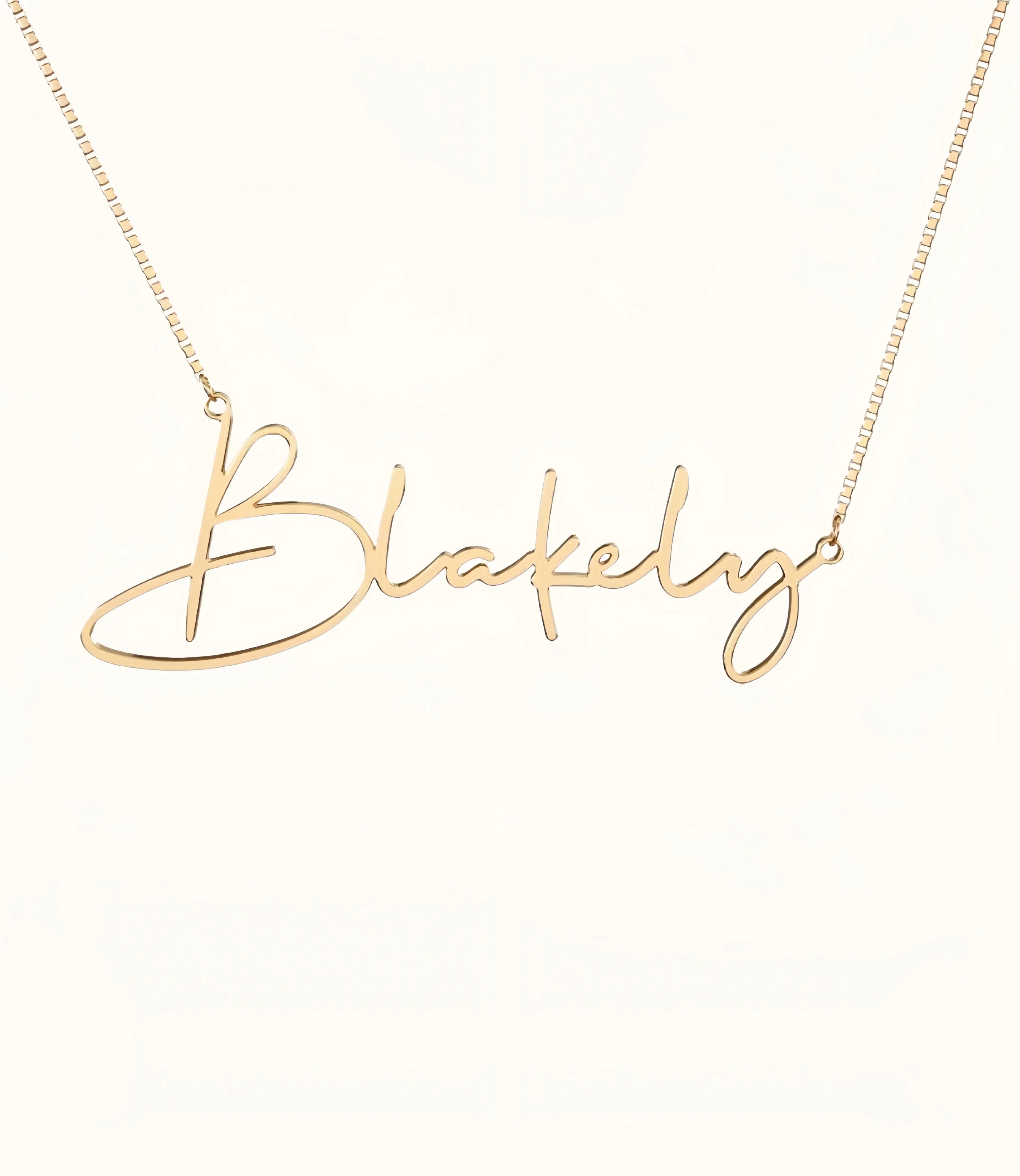 Gosfry Custom Name Necklaces