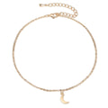 Dainty Gold Moon Anklet - GOSFRY