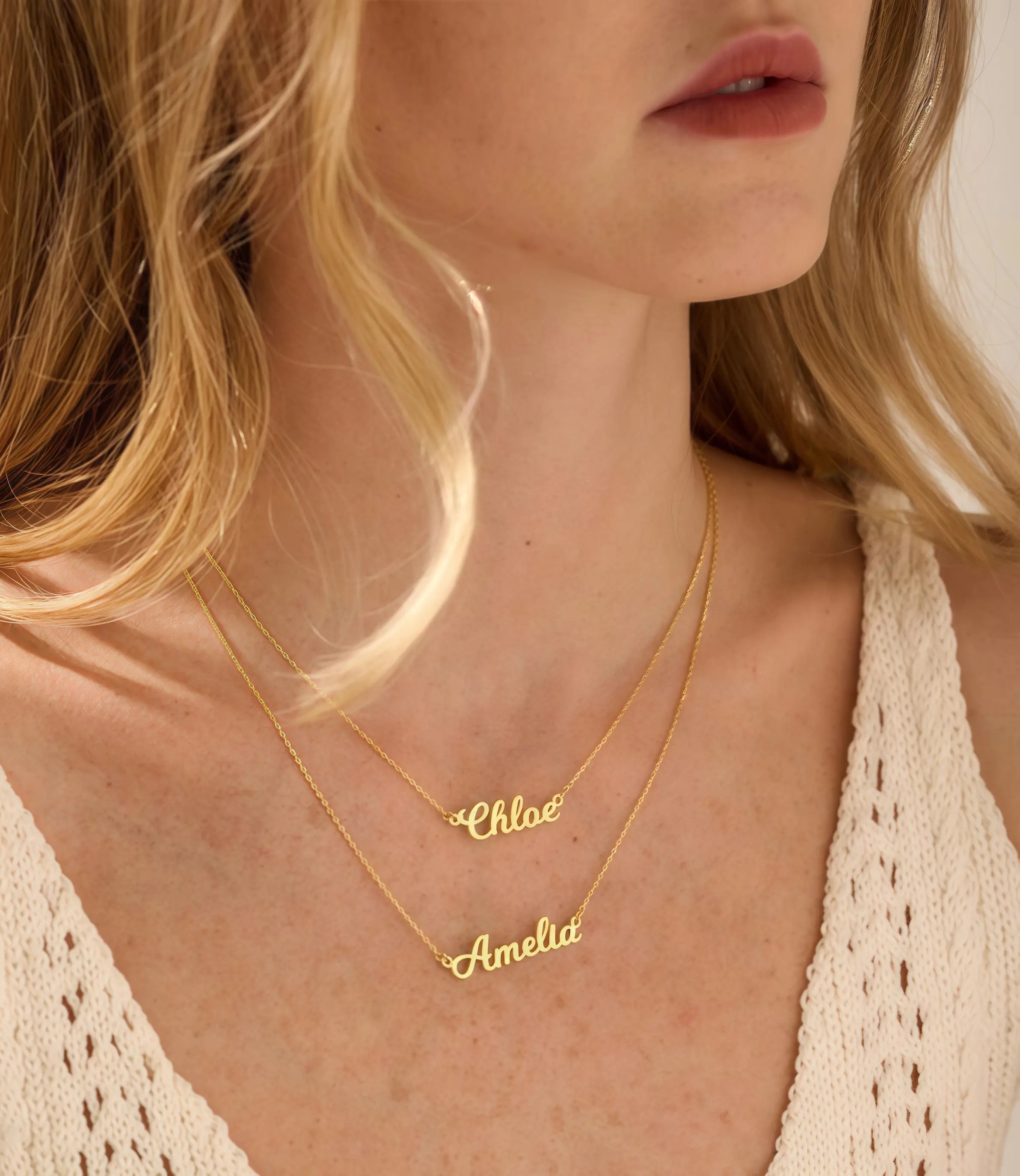 Gosfry Custom Name Necklaces