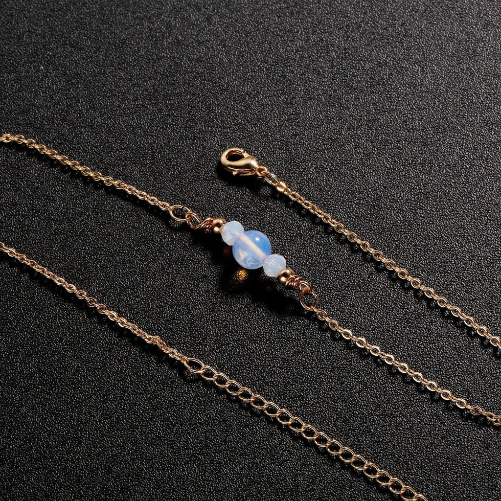 Gold Bead Ankle Bracelets - GOSFRY