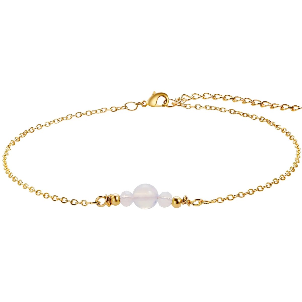 Gold Bead Ankle Bracelets - GOSFRY