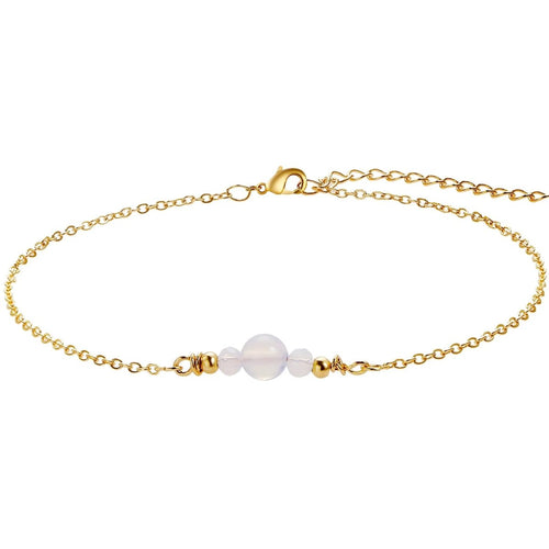Gold Bead Ankle Bracelets - GOSFRY