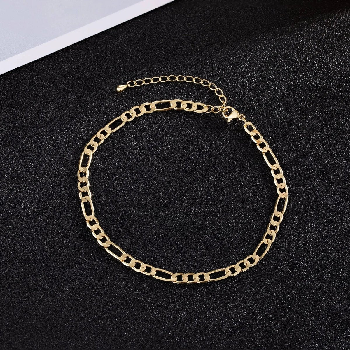 Gold Figaro Ankle Bracelets - GOSFRY