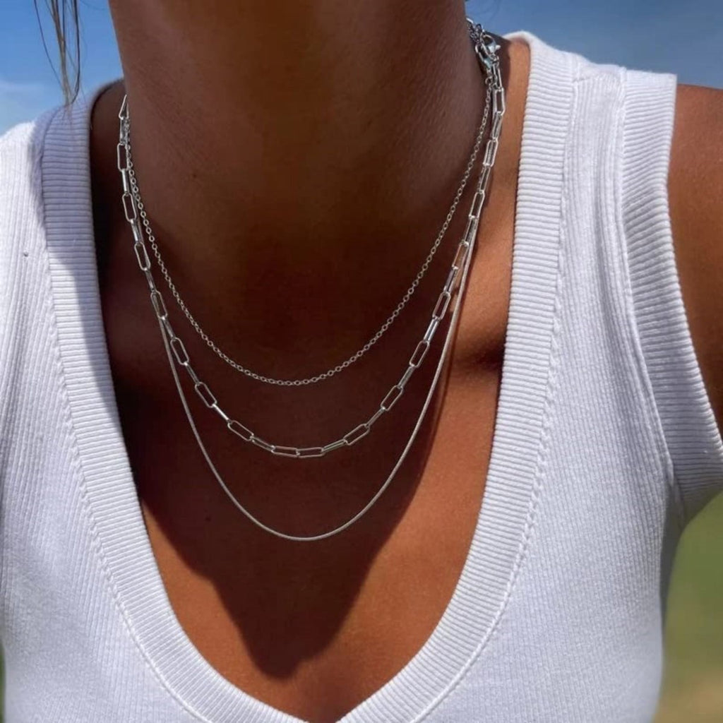 Gold Layered Set Necklaces - GOSFRY