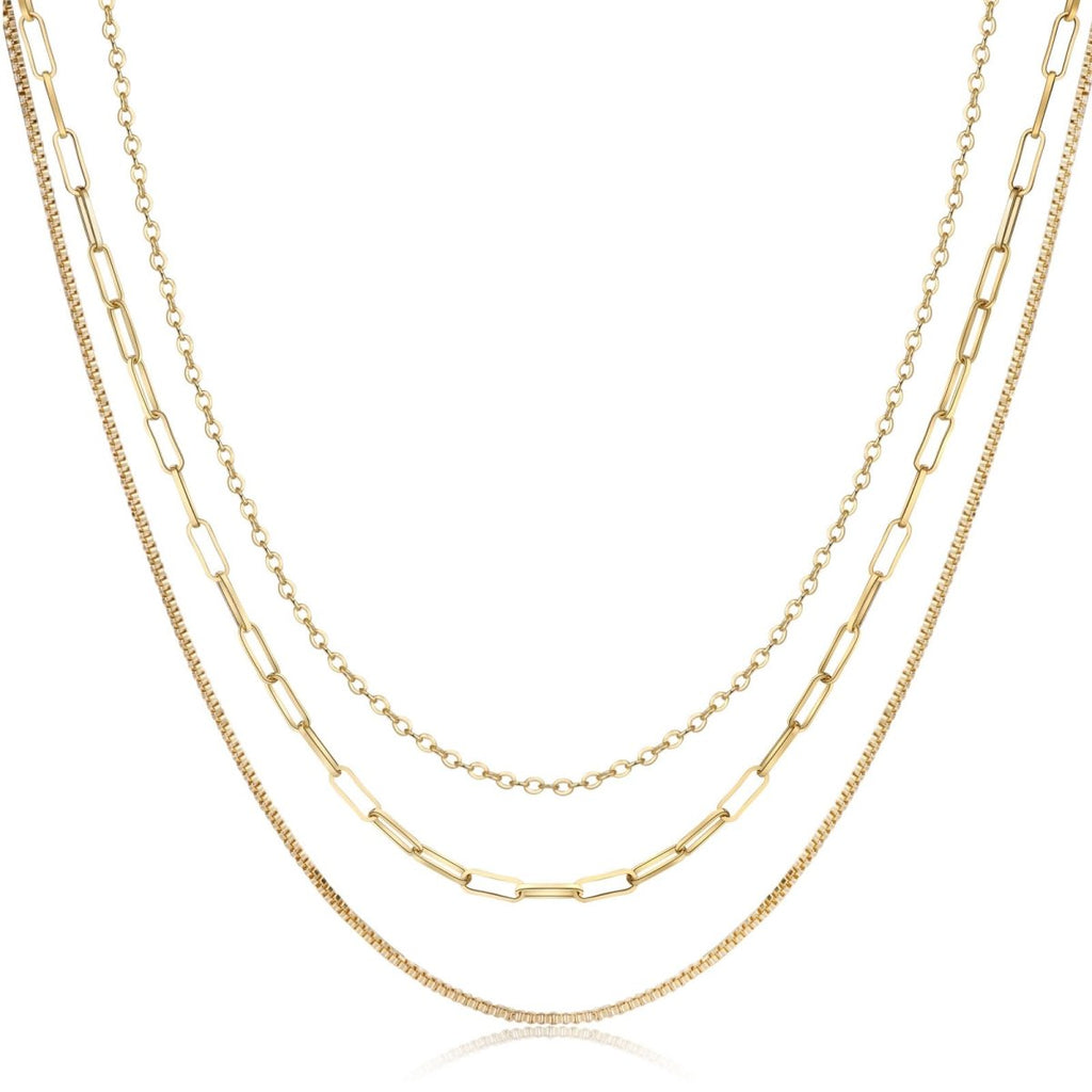 Gold Layered Set Necklaces - GOSFRY