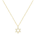 Gold/Silver David Star CZ Necklaces - GOSFRY