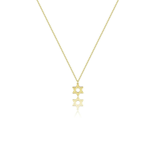 Gosfry 14k Gold David Star Necklaces - GOSFRY