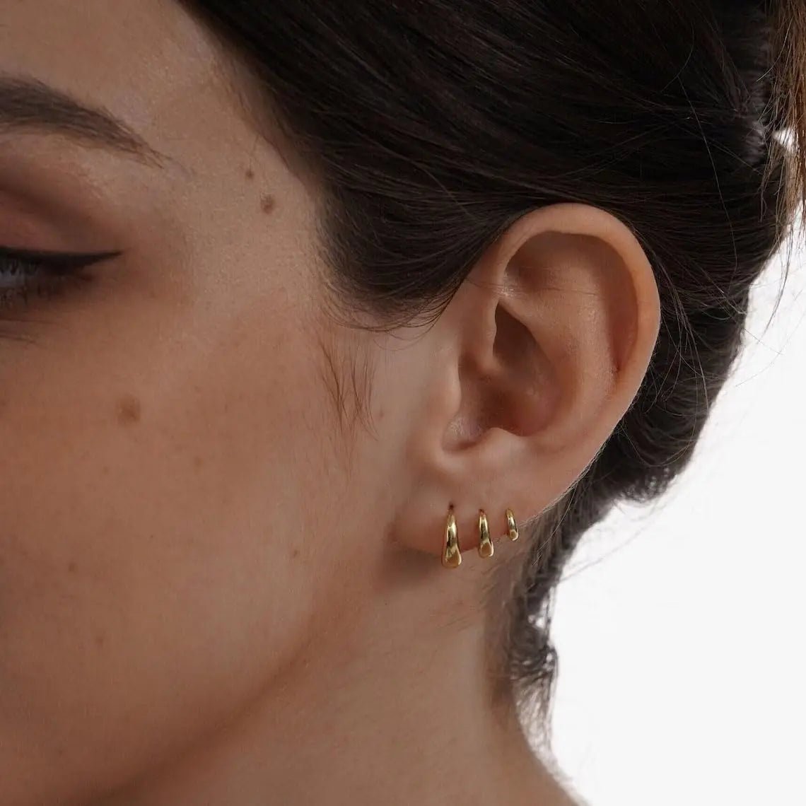 Gosfry 14K Gold Plated Small Hoop Earrings - GOSFRY