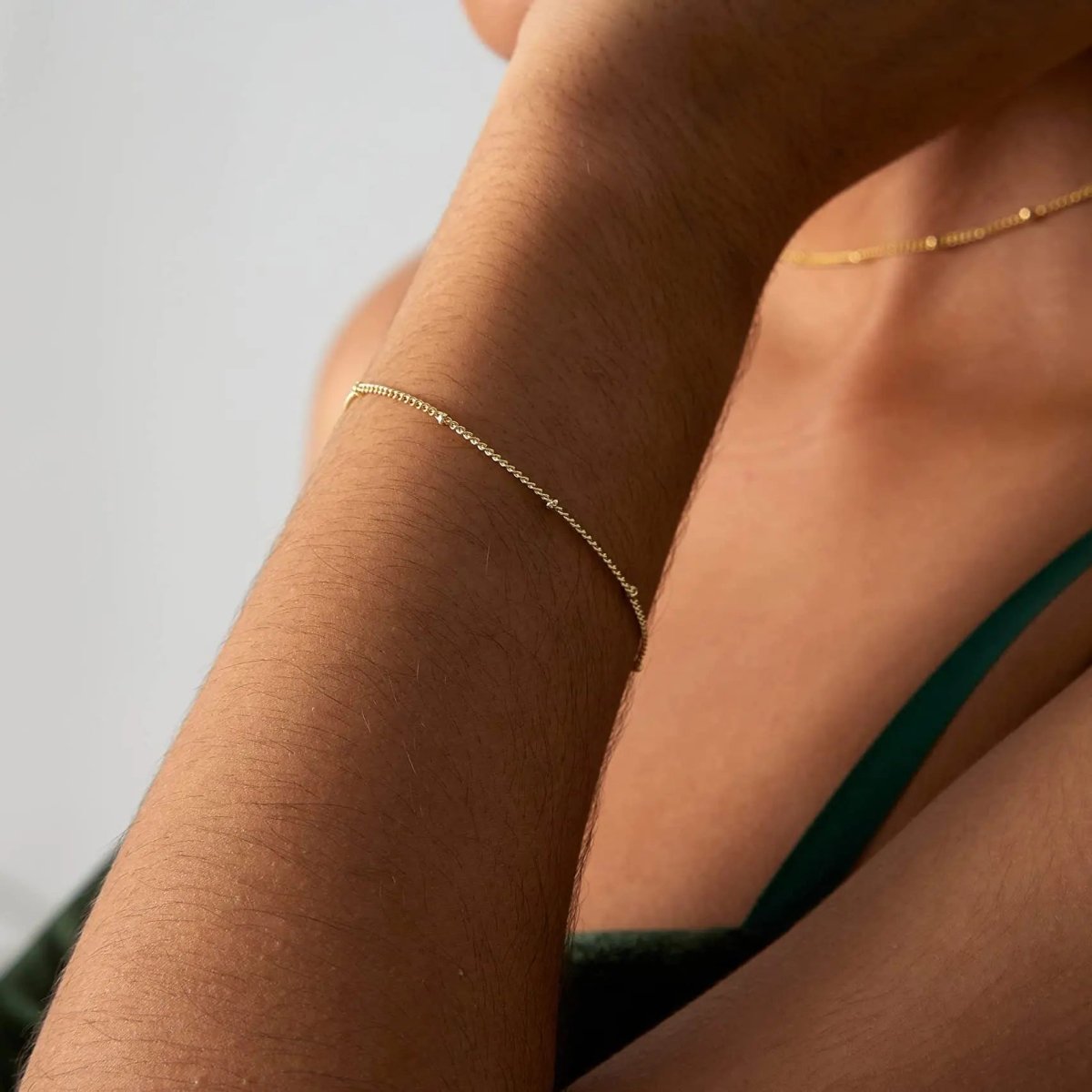 Gosfry 14K Gold Satellite Bracelets - GOSFRY