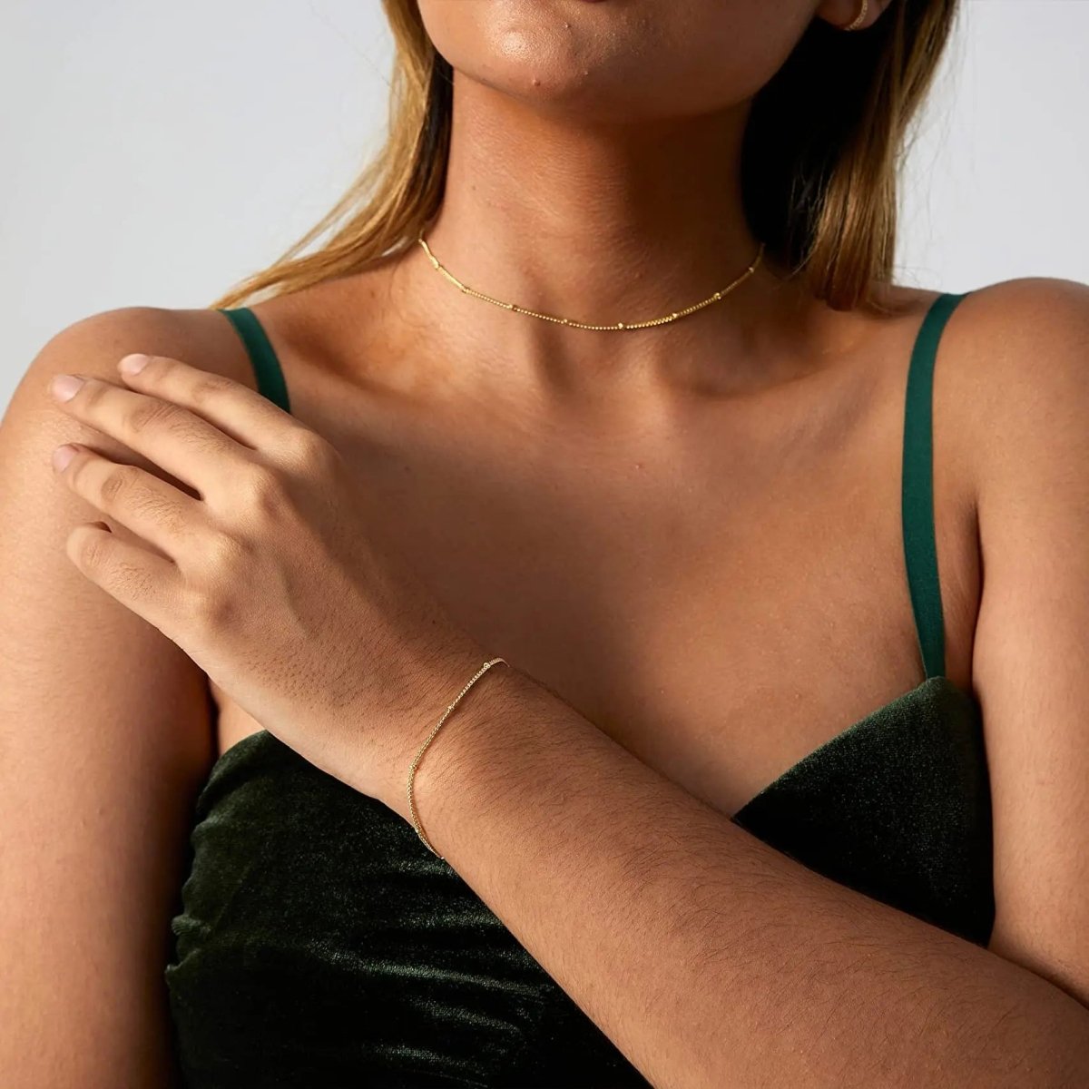 Gosfry 14K Gold Satellite Bracelets - GOSFRY