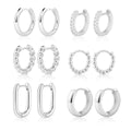 Gosfry 6 Pairs Hoop Earrings Set - GOSFRY