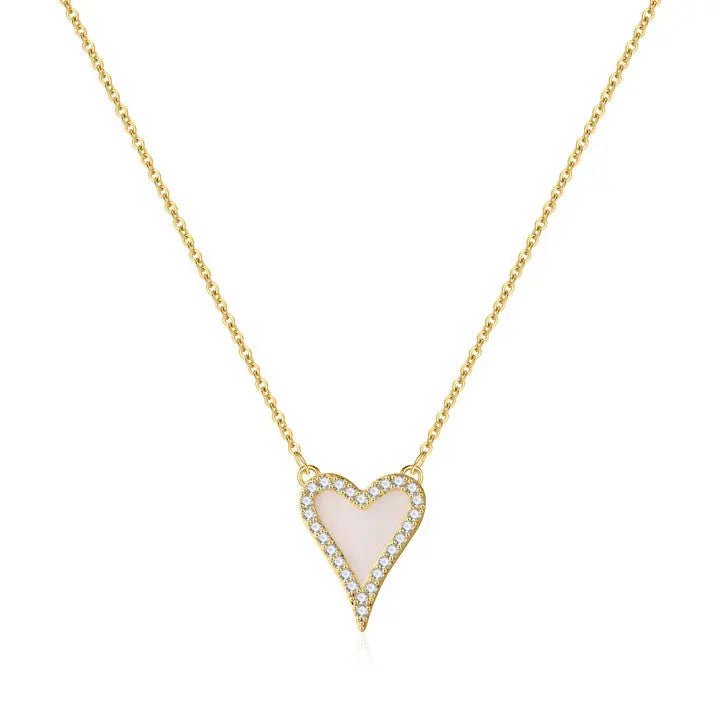 Gosfry CZ Heart Necklaces - GOSFRY