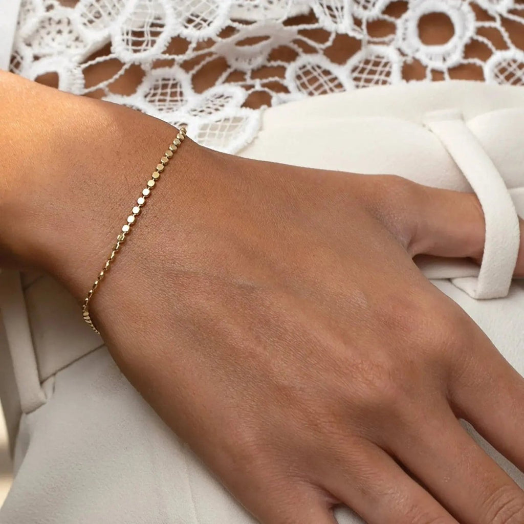 Gosfry Dainty Gold Dot Bracelets - GOSFRY