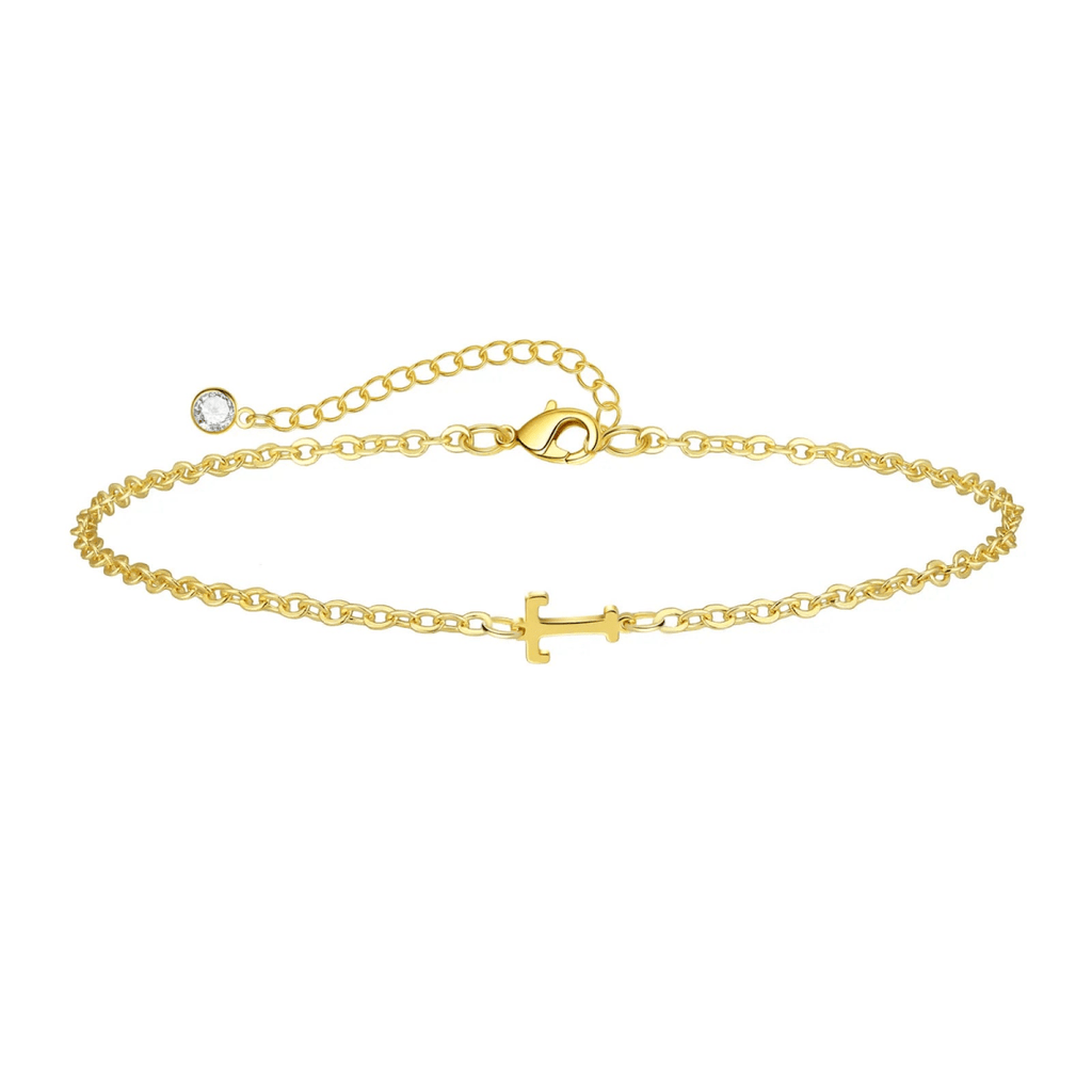 Gosfry Dainty Gold Initial Bracelets - GOSFRY