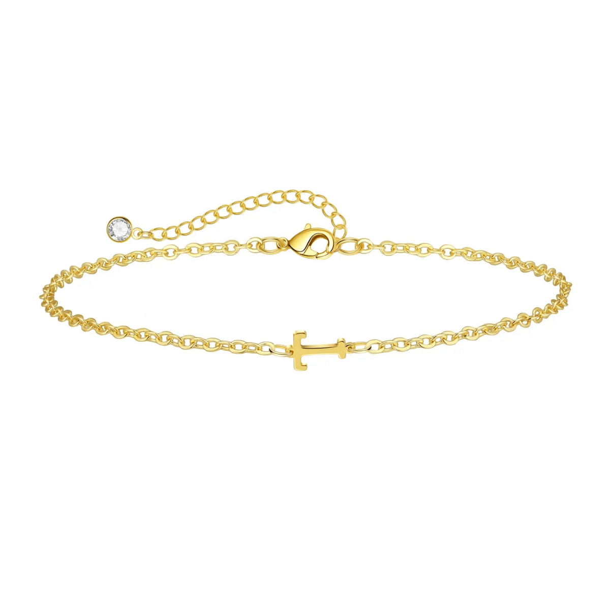 Gosfry Dainty Gold Initial Bracelets - GOSFRY