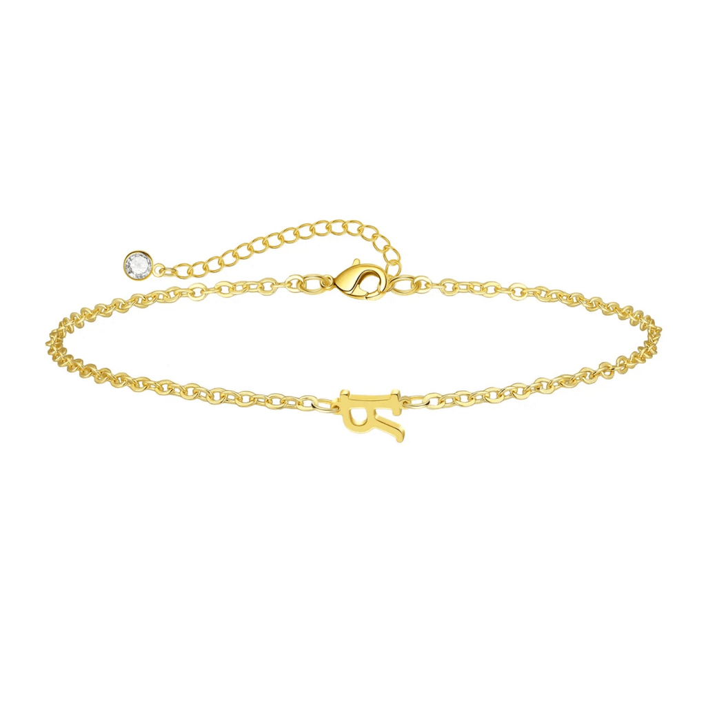 Gosfry Dainty Gold Initial Bracelets - GOSFRY