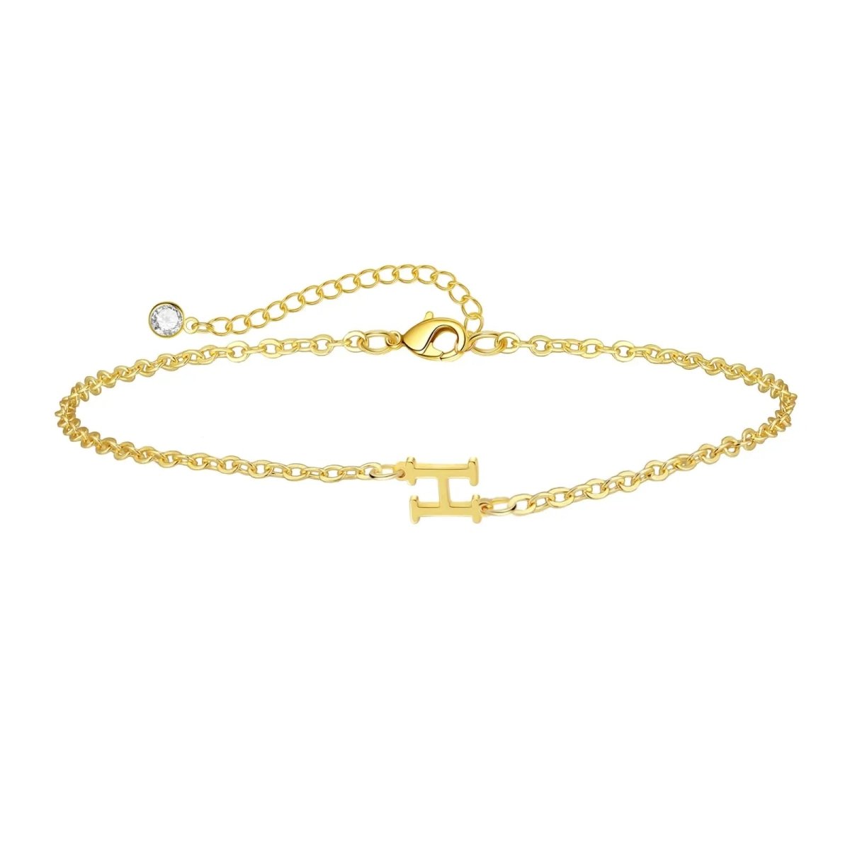 Gosfry Dainty Gold Initial Bracelets - GOSFRY