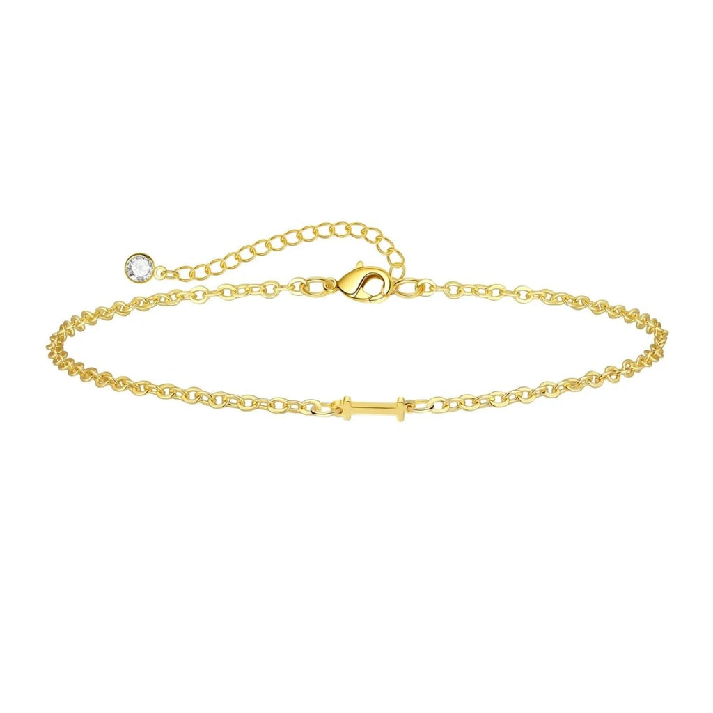 Gosfry Dainty Gold Initial Bracelets - GOSFRY