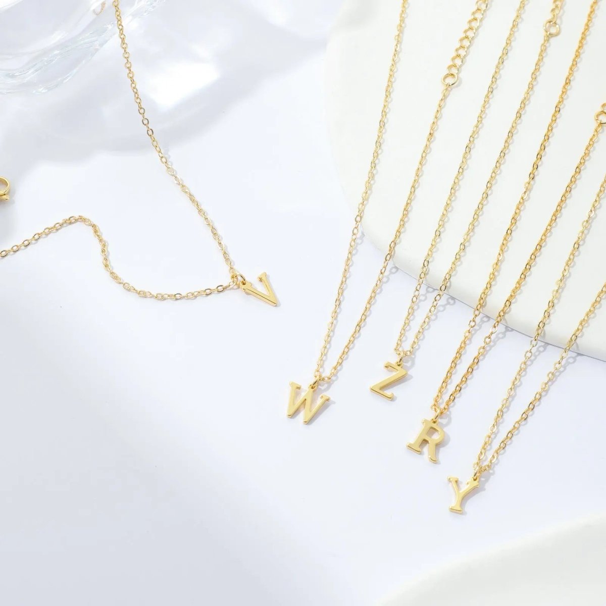 Gosfry Dainty Gold Initial Bracelets - GOSFRY