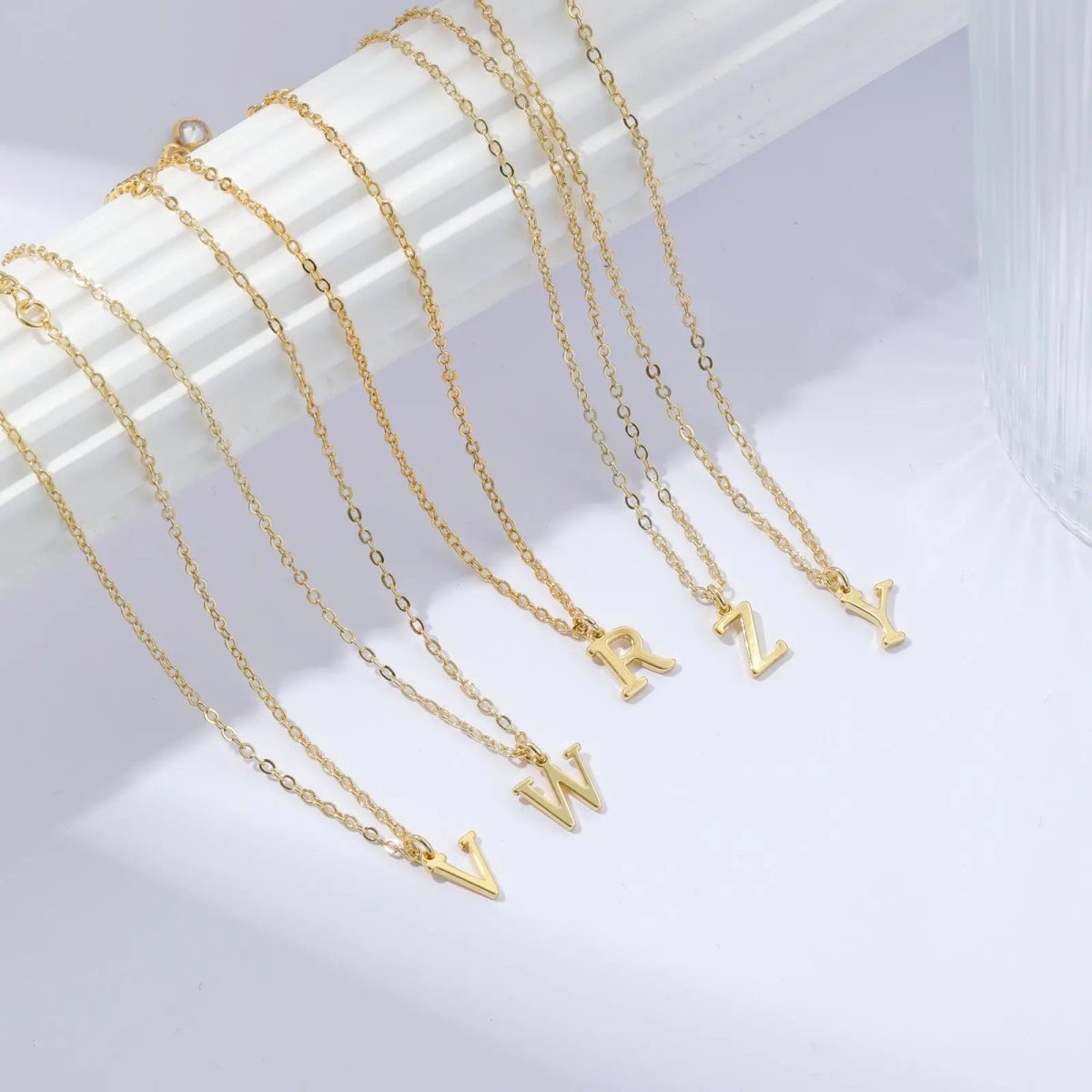 Gosfry Dainty Gold Initial Bracelets - GOSFRY