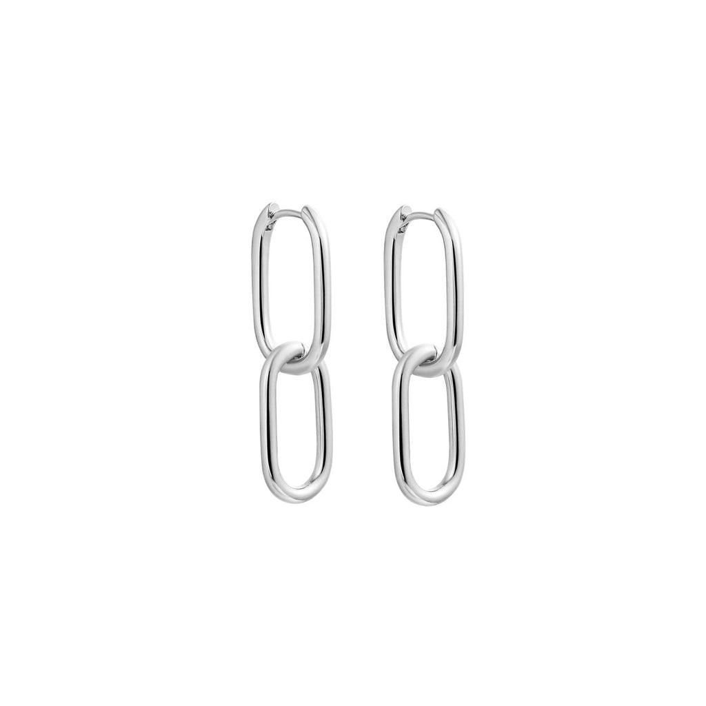 Gosfry Dainty Paperclip Huggie Hoop Earrings - GOSFRY