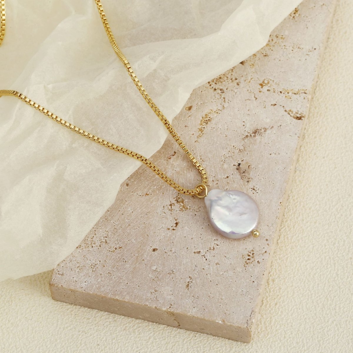 Gosfry Dainty Pearl Necklaces - GOSFRY