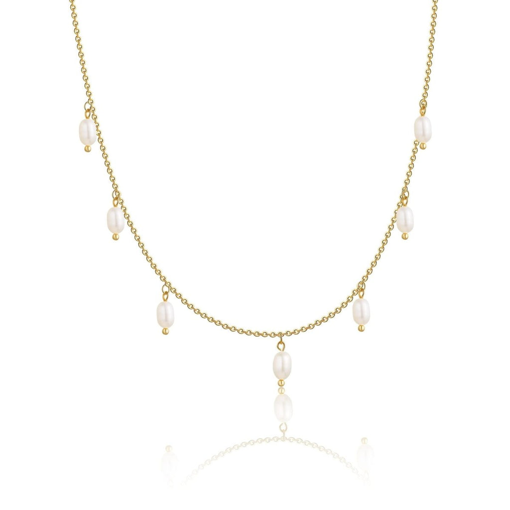 Gosfry Dainty Pearl Necklaces - GOSFRY