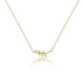 Gosfry Diamond Leaf Flower Necklaces - GOSFRY