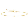 Gosfry Gold Bead Anklets - GOSFRY
