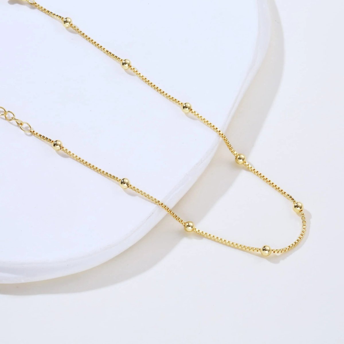 Gosfry Gold Bead Anklets - GOSFRY