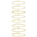 Gosfry Gold Bracelets Stack Trendy - GOSFRY