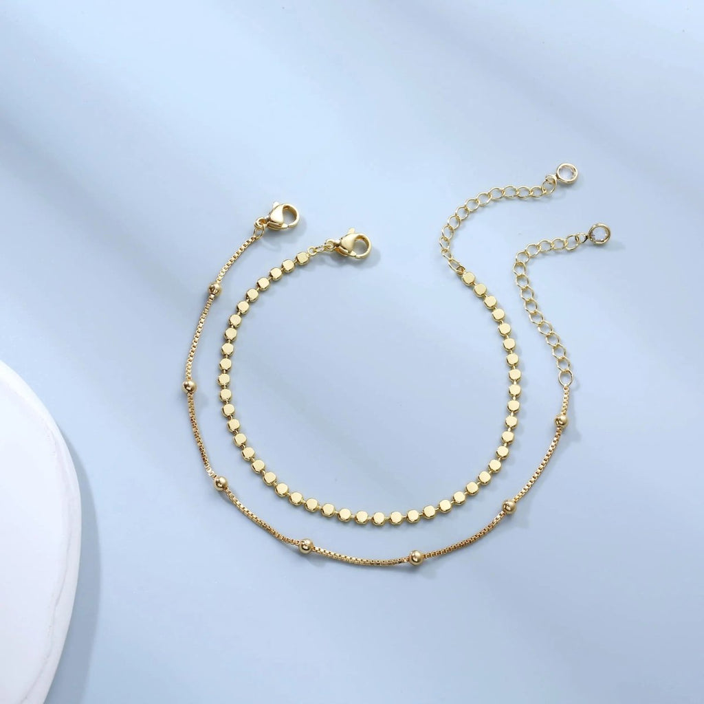 Gosfry Gold Bracelets Stacks - GOSFRY