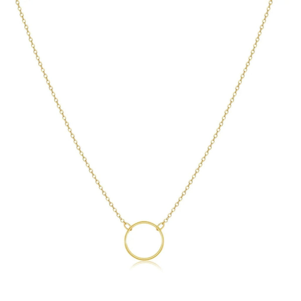 Gosfry Gold Circle Necklaces - GOSFRY