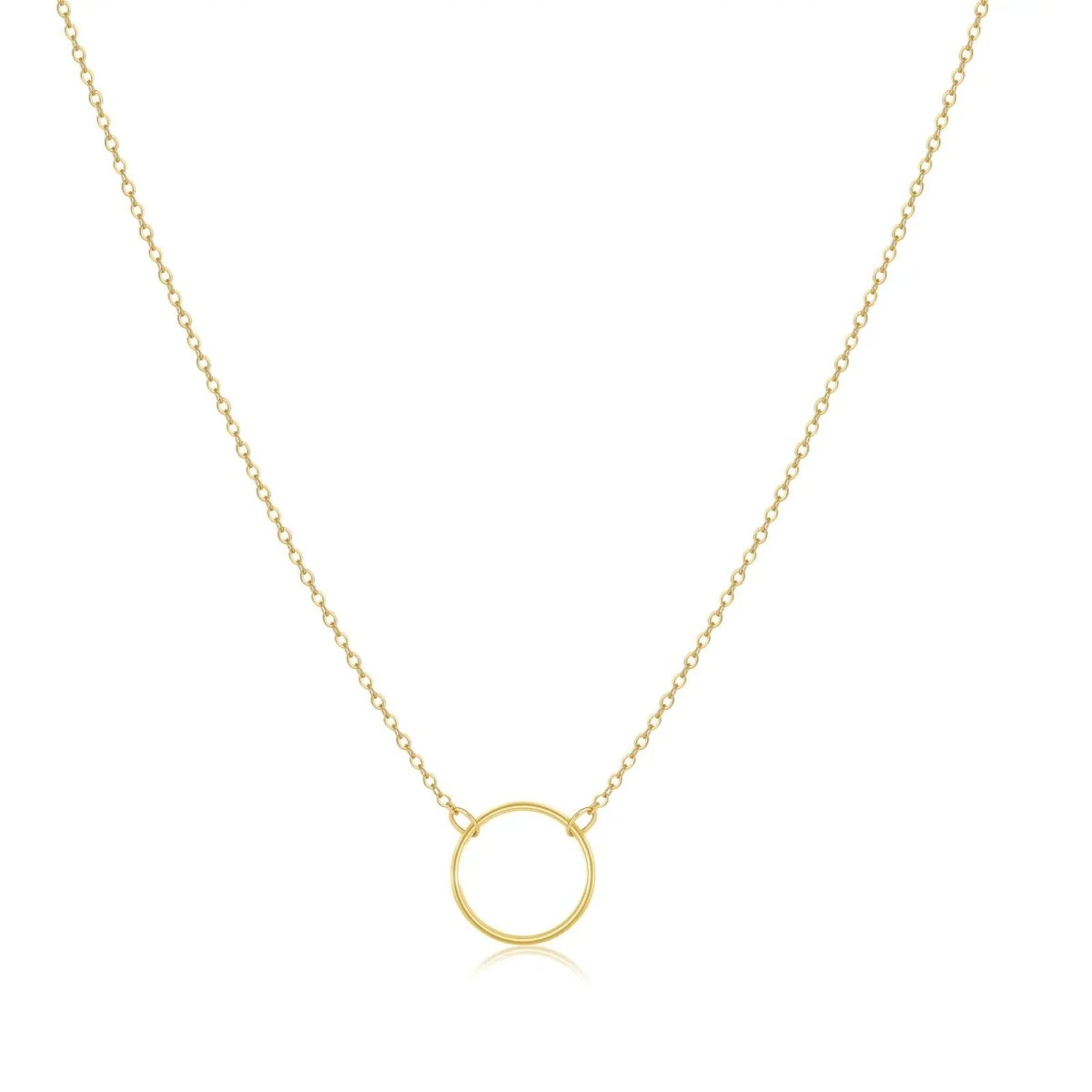 Gosfry Gold Circle Necklaces - GOSFRY