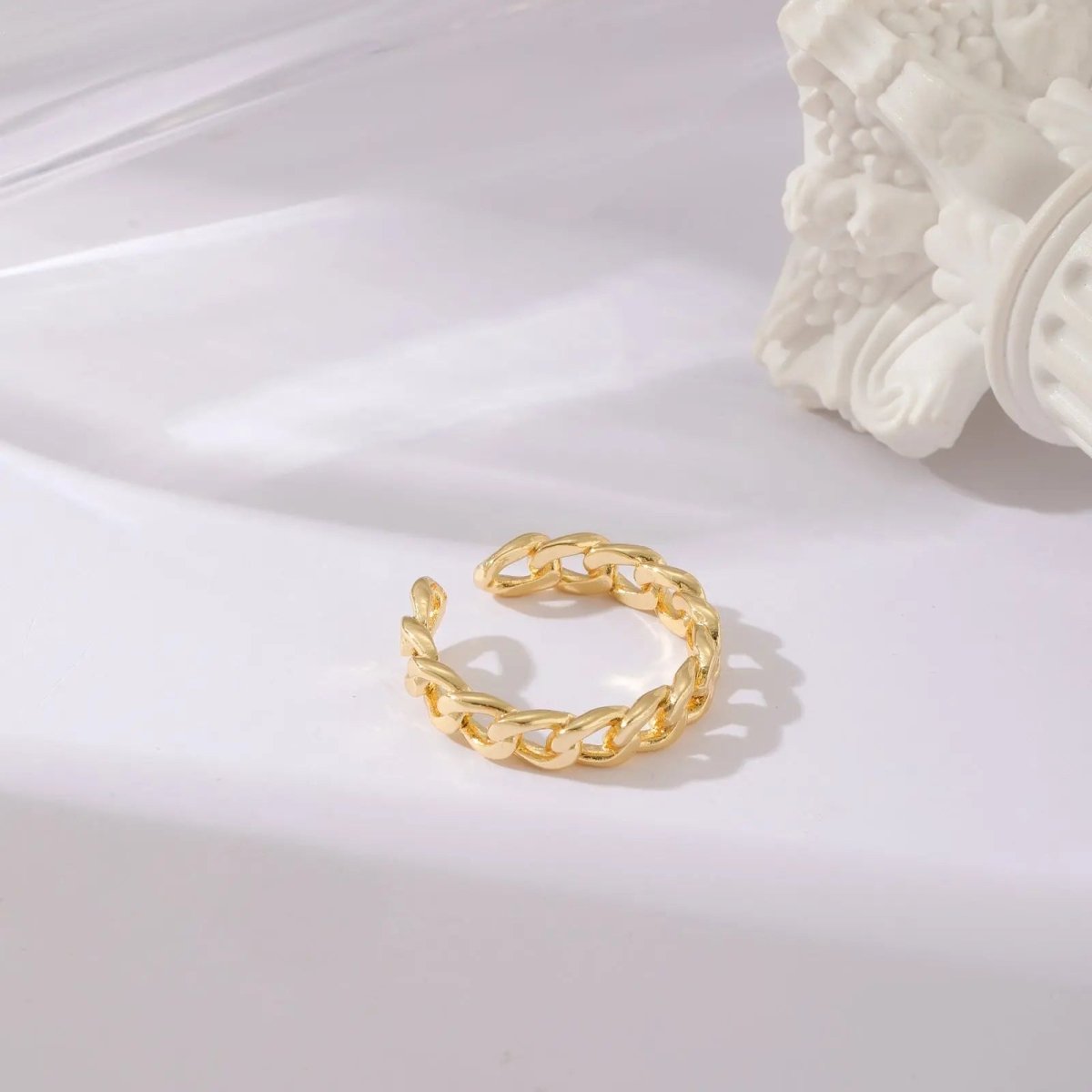 Gosfry Gold Cuba Lightweight Rings - GOSFRY