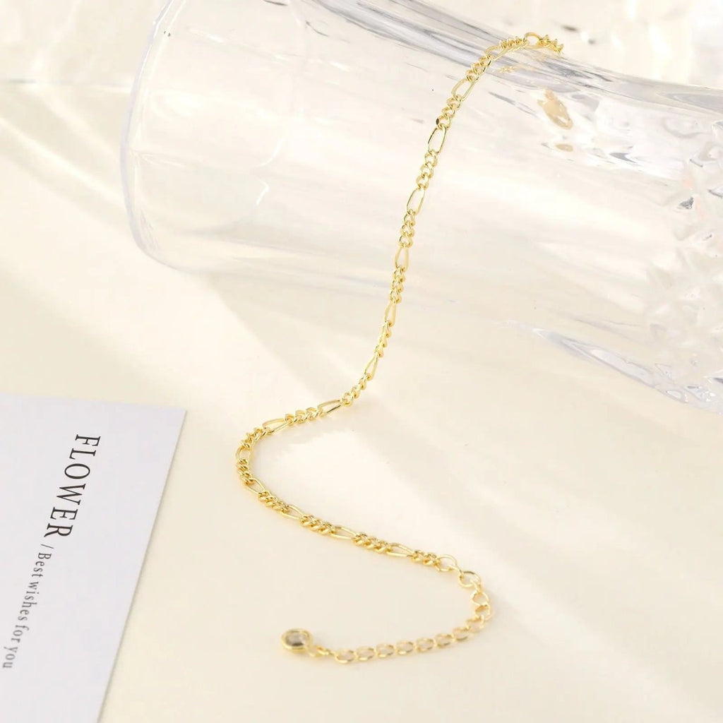 Gosfry Gold Figaro Bracelets - GOSFRY