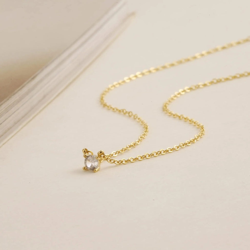 Gosfry Gold Filled Cubic Zirconia Necklaces - GOSFRY