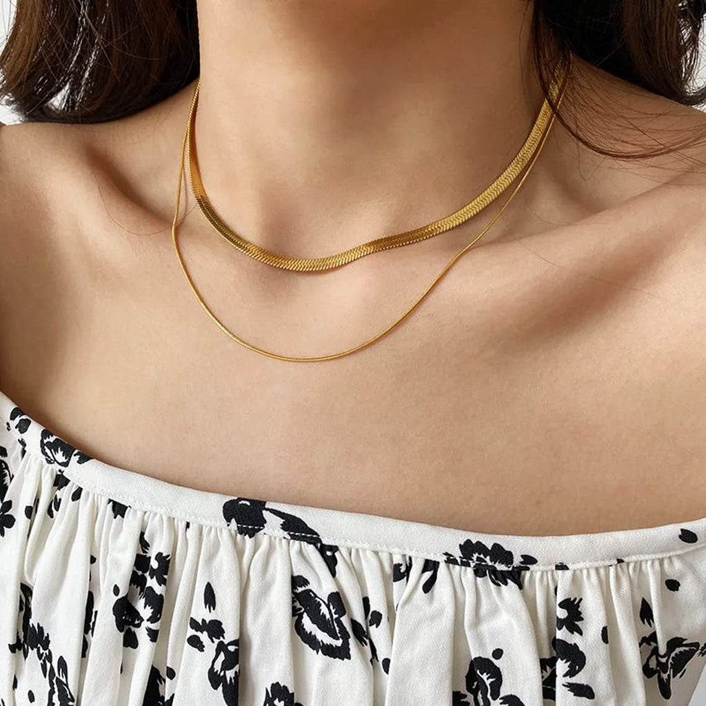Gosfry Gold Layered Necklaces - GOSFRY