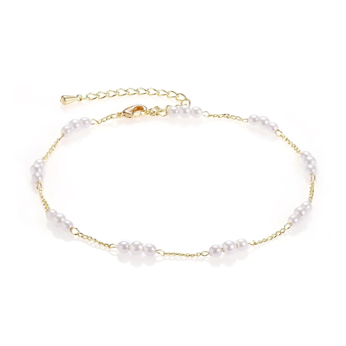 Gosfry Gold Pearl Anklet Bracelets Beach - GOSFRY