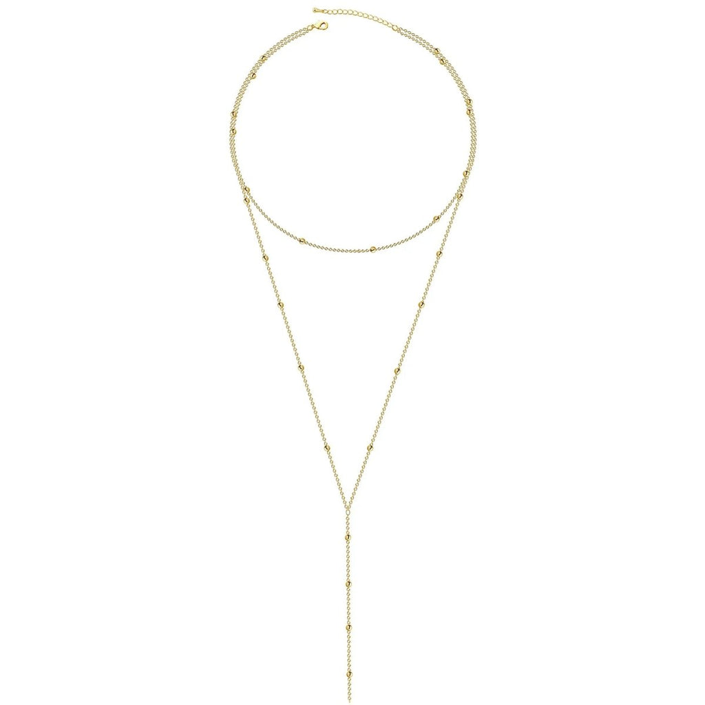 Gosfry Gold Y Dainty Necklaces - GOSFRY