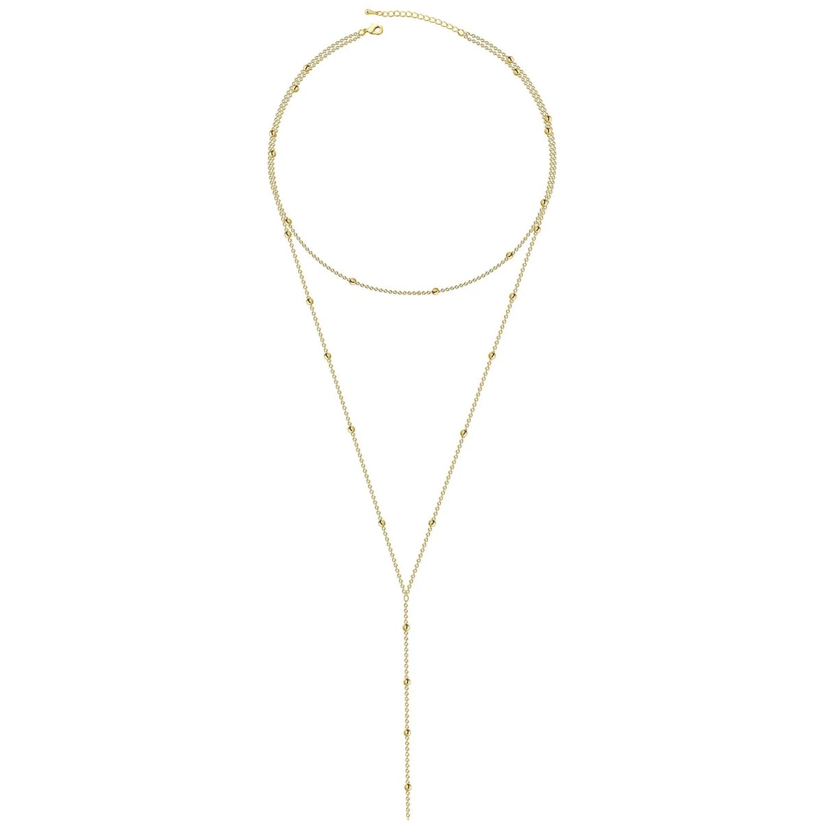 Gosfry Gold Y Dainty Necklaces - GOSFRY