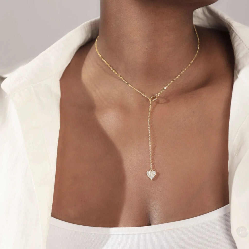 Gosfry Gold Y Dainty Necklaces - GOSFRY