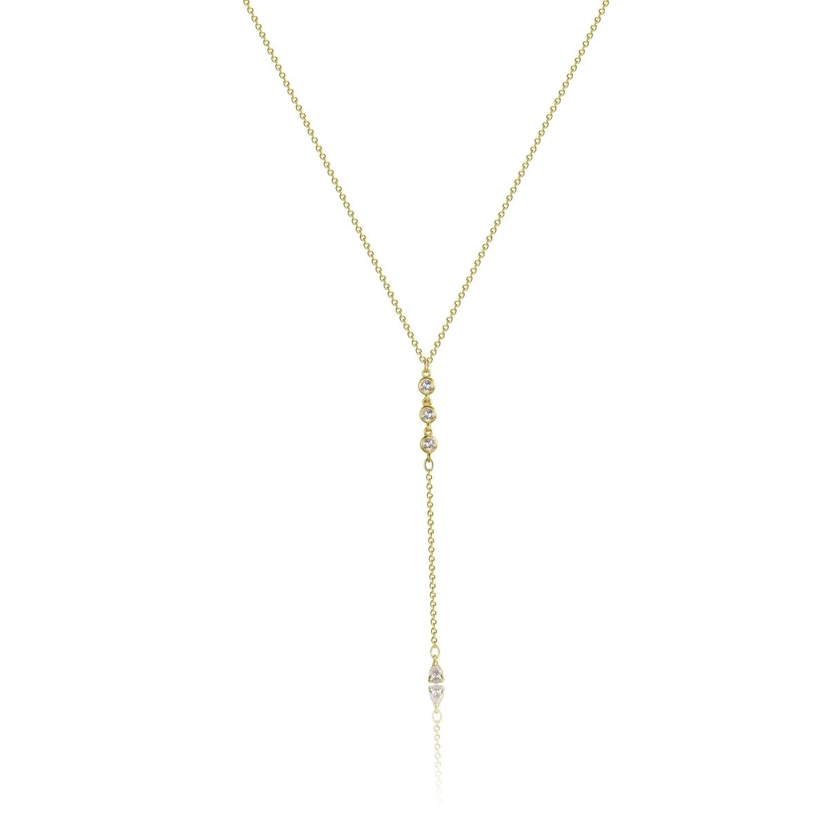 Gosfry Gold Y Dainty Necklaces - GOSFRY
