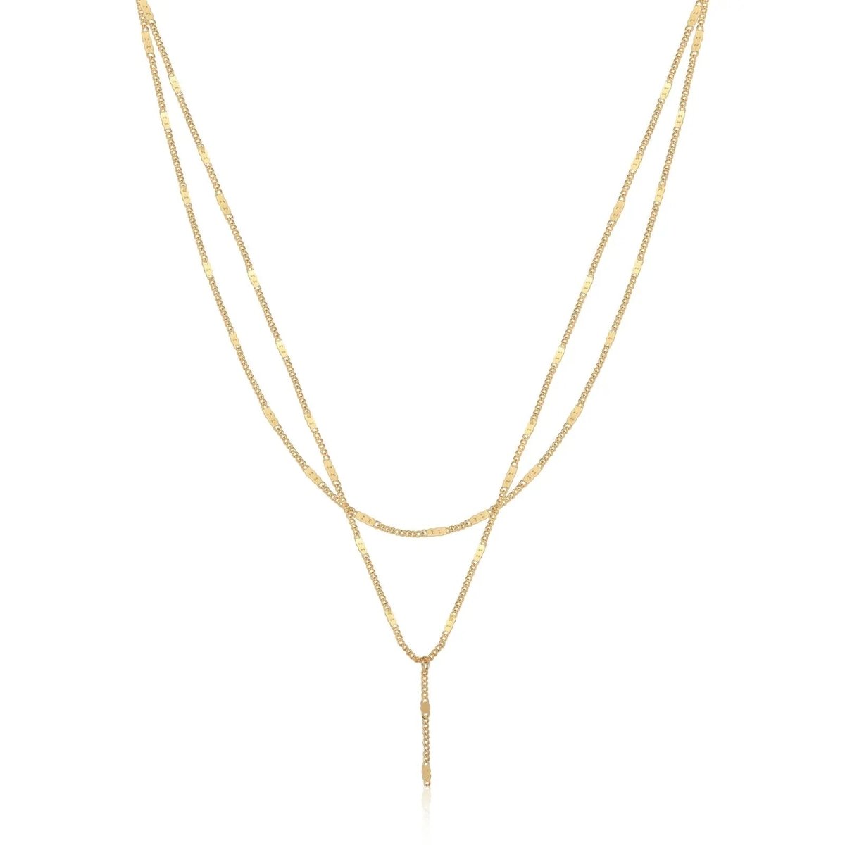 Gosfry Gold Y Dainty Necklaces - GOSFRY