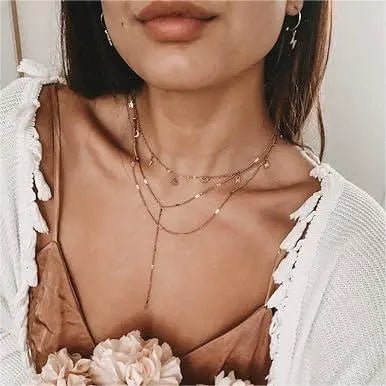Gosfry Gold Y Dainty Necklaces - GOSFRY