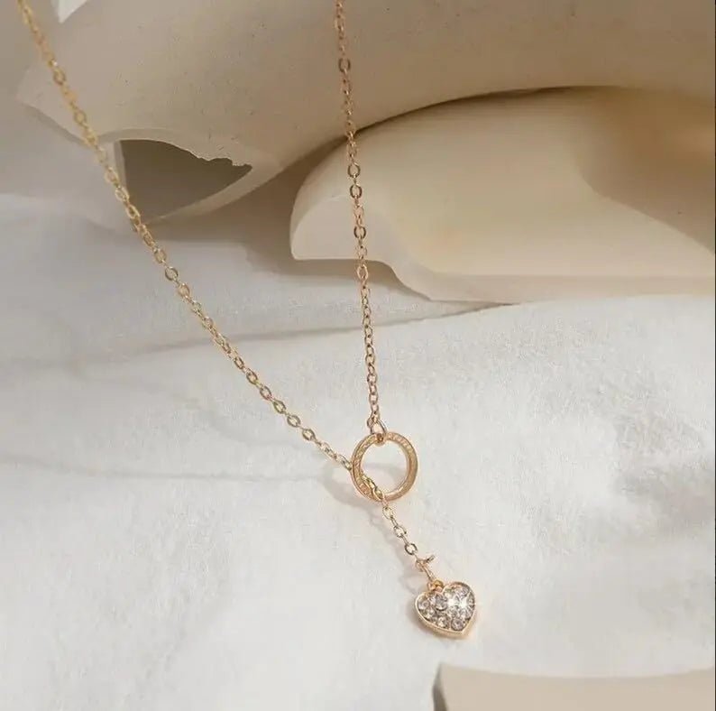 Gosfry Gold Y Dainty Necklaces - GOSFRY