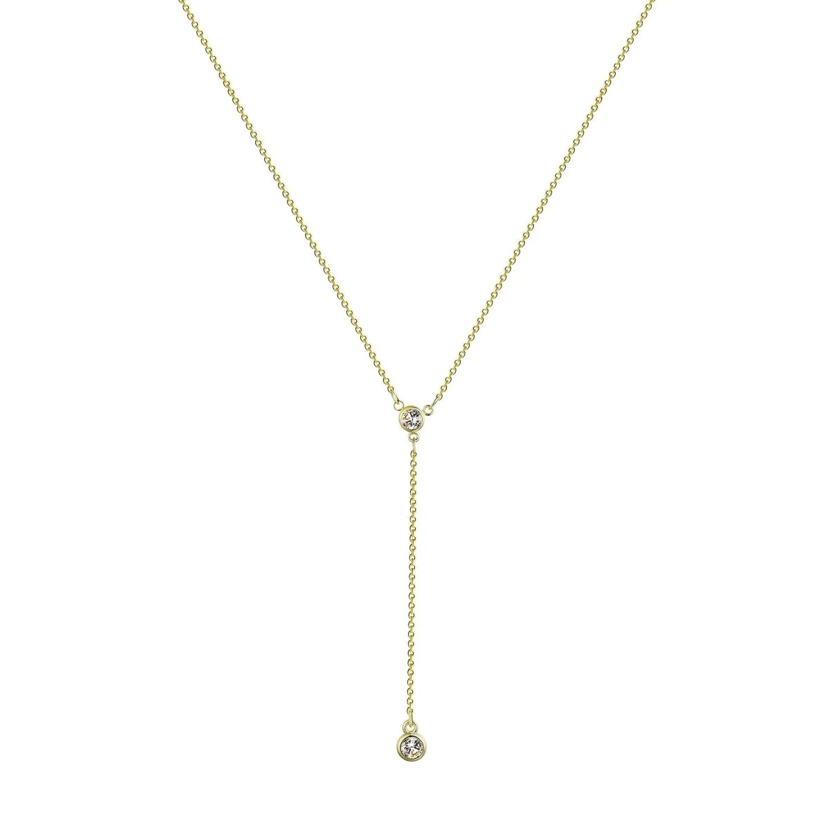 Gosfry Gold Y Dainty Necklaces - GOSFRY