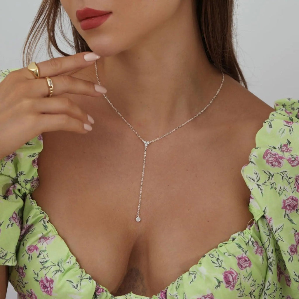 Gosfry Gold Y Dainty Necklaces - GOSFRY