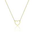 Gosfry Gold/Silver Hollow Heart Necklaces - GOSFRY